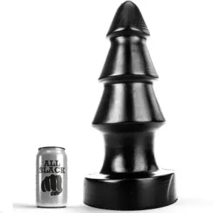 ALL BLACK - DESAFÍO ANAL 40 CM: plug XXL para usuarios avanzados