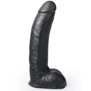 HUNG SYSTEM George 22 cm: dildo realista negro con sistema modular