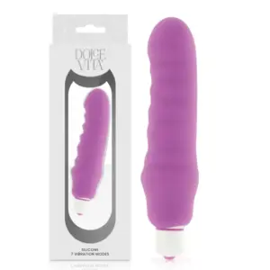 Dolce Vita Genius Purple Silicone, vibrador versátil y elegante