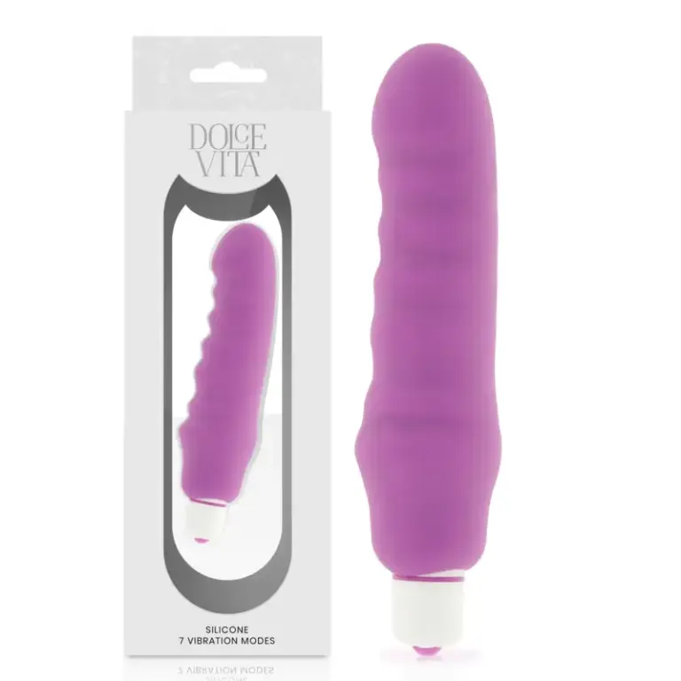 Dolce Vita Genius Purple Silicone, vibrador versátil y elegante