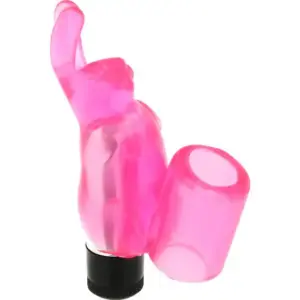 Seven Creations Silicone Bunny para el dedo, estimulador versátil