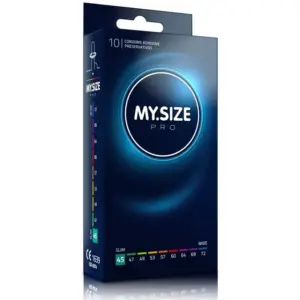 MY SIZE PRO CONDOMS 45 MM - Preservativos a medida, 10 unidades