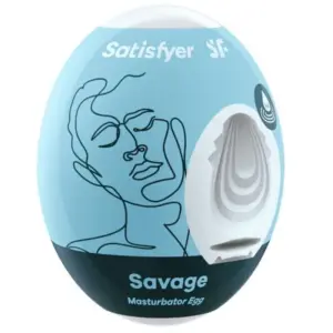 Satisfyer Savage Masturbator Egg: placer realista sin lubricante