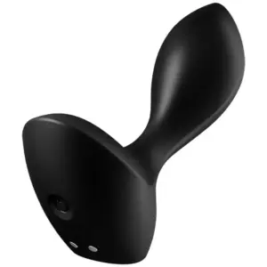 SATISFYER Backdoor Lover Vibrating Plug Black para placer anal intenso