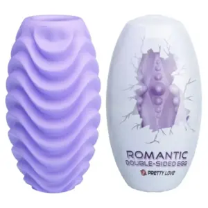 Pretty Love Double Sided Lilac Masturbator Egg para hombres