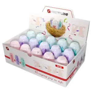 Pretty Love Double Sided Masturbator Egg - Pack 15 unidades