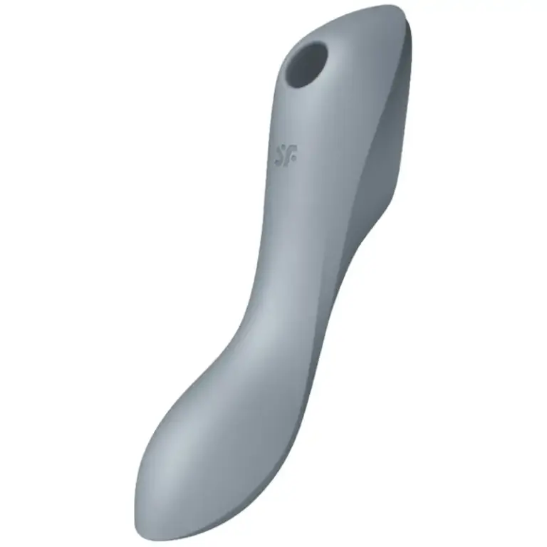 SATISFYER Curvy Trinity 3 Air Pulse Vibrator Grey: placer multifunción