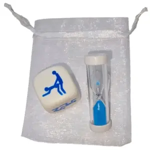 DIABLO PICANTE - Dados Kamasutra para Chicos con Reloj de Arena