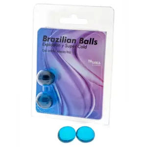 Taloka - 2 Brazilian Balls con Gel Excitante Efecto Frío