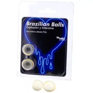 TALOKA - 2 Brazilian Balls con efecto frío y vibración para masajes