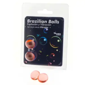 TALOKA - 2 Brazilian Balls con Gel Vibrador para Masajes Sensuales