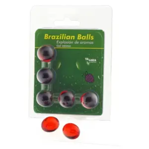 Taloka 5 Brazilian Balls Gel Íntimo con Aroma a Fresa