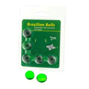 TALOKA - 5 Brazilian Balls Mint Intimate Gel para masajes y placer