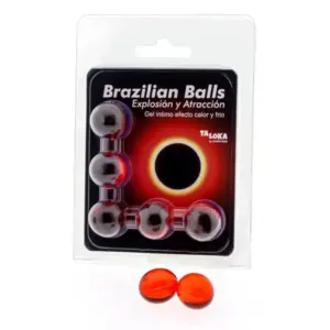 TALOKA - 5 Brazilian Balls Hot & Cold Effect Exciting Gel para masajes íntimos