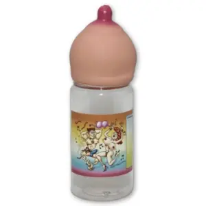 Diablo Picante: botella original en forma de pecho 360 ml para fiestas