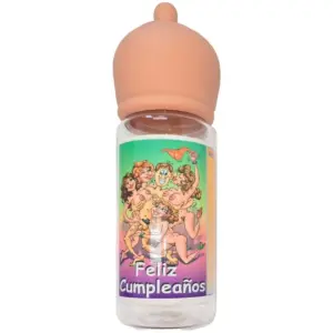 DIABLO PICANTE - Bottle Boob Birthday Flesh 750 ml para celebraciones únicas