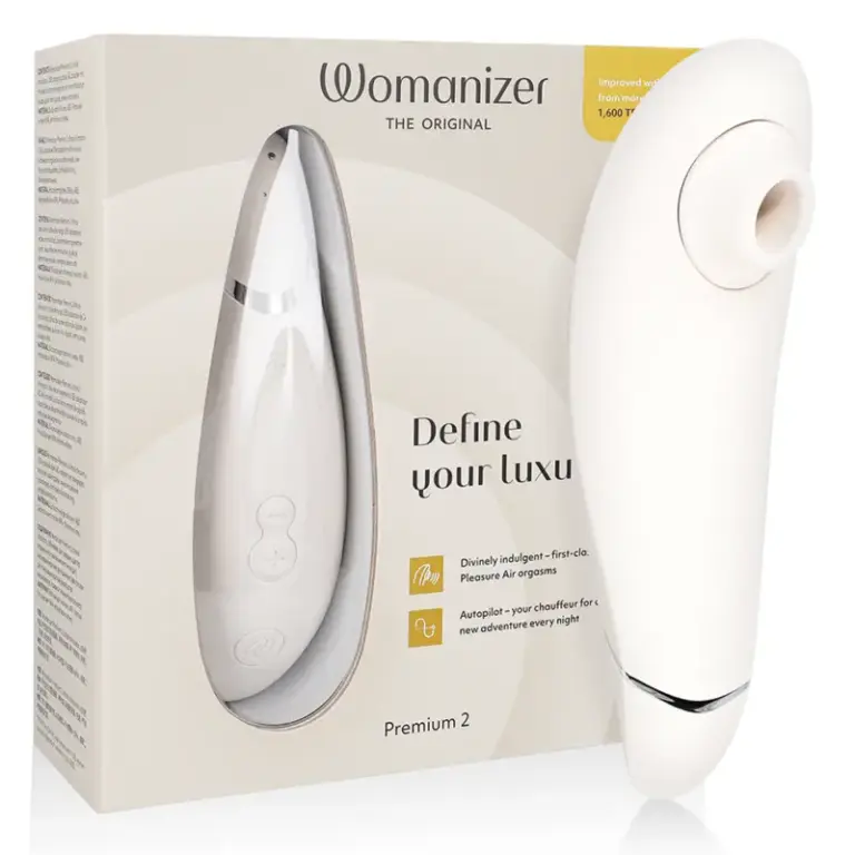 Womanizer Premium 2 Estimulador Clitorial en Warm Gray