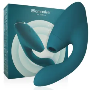 Womanizer Duo 2 Stimulator Blue Petrol: doble estimulación precisa y potente