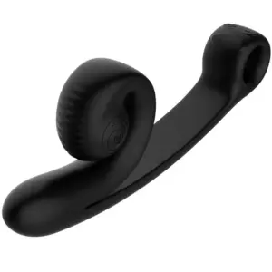 Snail Vibe Curve Vibrador Negro para Estimulación G y Clítoris