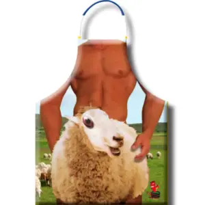 Delantal Diablo Picante Sheep Apron para fiestas y momentos atrevidos