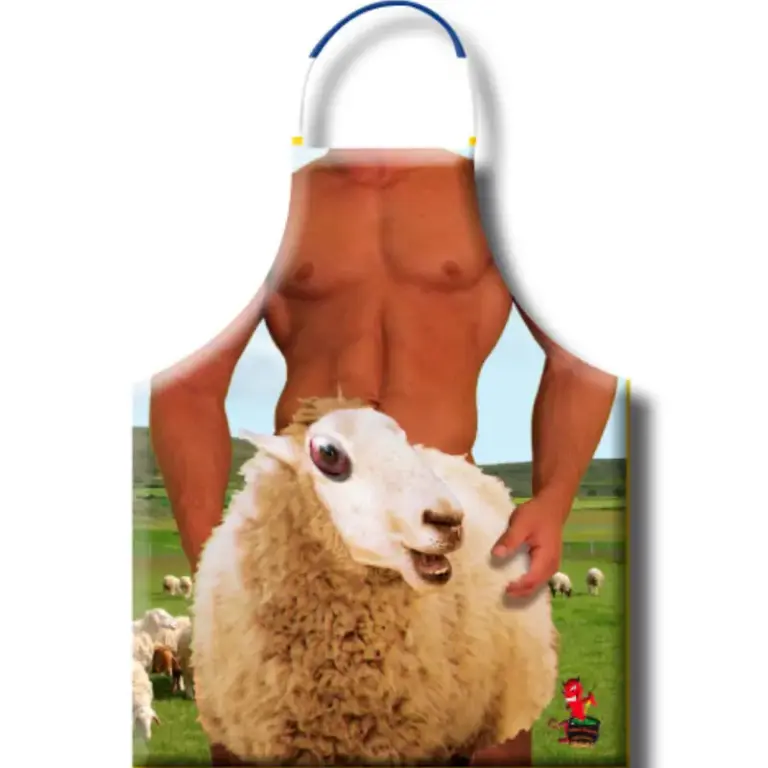 Delantal Diablo Picante Sheep Apron para fiestas y momentos atrevidos
