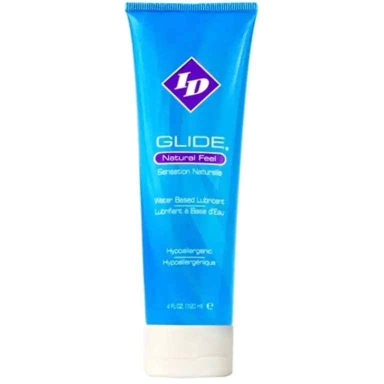 ID GLIDE Lubricante base agua ultra duradero, 120 ml en tubo viaje
