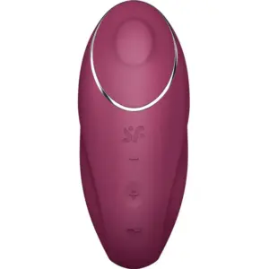 SATISFYER Tap & Climax 1 Vibrador Lay-On para Clítoris Rojo