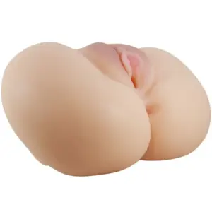 Crazy Bull Realistic Vagina and Anus Luna Vibrator con vibración integrada