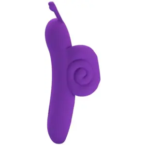 Pretty Love Snail Powerful Purple Finger Stimulator - Vibrador de dedo recargable
