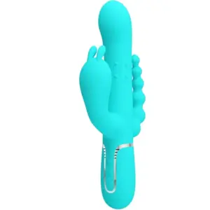 PRETTY LOVE Cammy 4 in 1 Vibrador Rabbit Multifunción Azul
