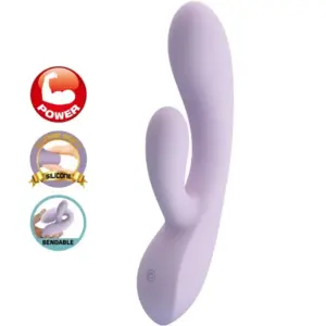 PRETTY LOVE Rosolyn Rabbit Vibrator 10 Vibraciones Morado