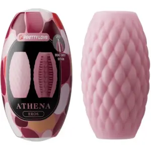 Pretty Love Athena Eros Silicone Male Masturbator Pink, compacto y resistente