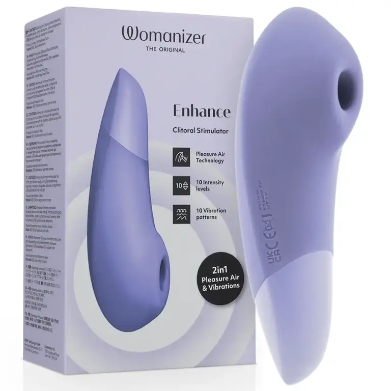 Womanizer Enhance Clitorial Stimulator Lilac: estimulación clitorial 2 en 1
