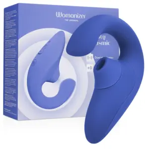 Womanizer Blend Rabbit Vibrator Estimulador Dual Azul Vibrante