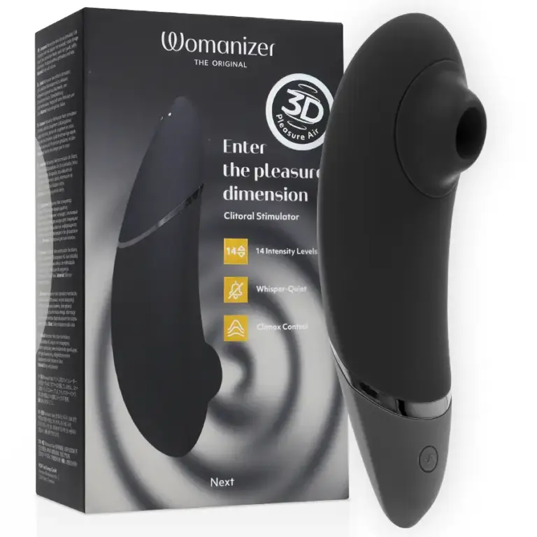 Womanizer Next Estimulador Clitorial 3D Pleasure Air Negro