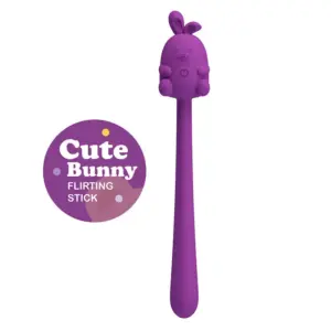 PRETTY LOVE Cute Bunny Flirting Stick: vibrador flexible recargable USB