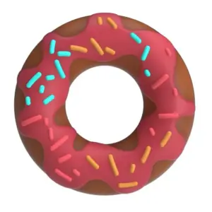 PRETTY LOVE - SUPER DONUT PENIS RING PINK: anillo pene divertido y eficaz