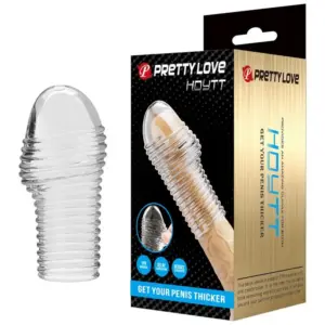 PRETTY LOVE - Hottt Penis Sleeve para aumentar grosor transparente