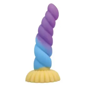 POWER MONSTERS - Unicorn Tricolor Fantasy Dildo de Silicona 22 cm