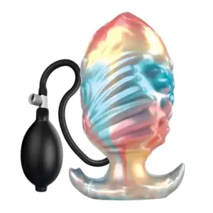 POWER MONSTERS EBON LEVIATHAN Tricolor Plug Anal Inflable 18 cm