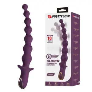 PRETTY LOVE Madison: vibrador anal recargable con 10 funciones