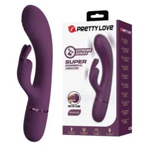 PRETTY LOVE - Rocco Vibrador Rabbit Recargable con 10 Modos Violeta