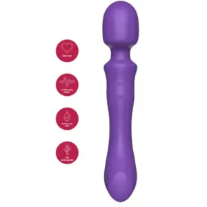 SHE.E.O - Masajeador Vibrador Doble Punta en Morado
