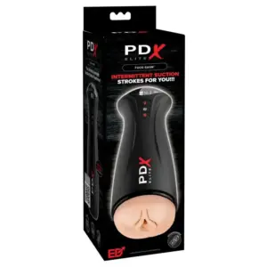 PDX ELITE FAP-GASM: Masturbador con Succión y Vibración Intermitente