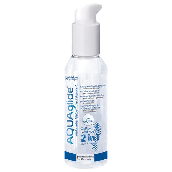 JOYDIVISION AQUAGLIDE - MASSAGE 2 IN 1 125ML, lubricante y gel de masaje