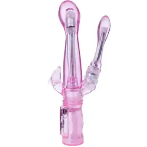 Baile: vibrador flexible con estimulador anal integrado
