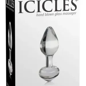 ICICLES N. 44 Transparent Plug: plug anal de cristal para máxima estimulación
