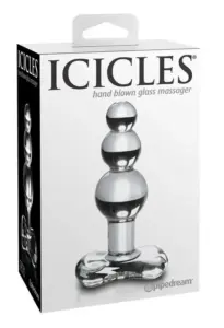 ICICLES N. 47 Crystal Massager: plug anal de cristal para estimulación profunda