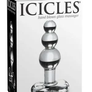 ICICLES N. 47 Crystal Massager: plug anal de cristal para estimulación profunda