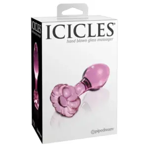 ICICLES N. 48 Crystal Massager: plug anal de cristal elegante y seguro